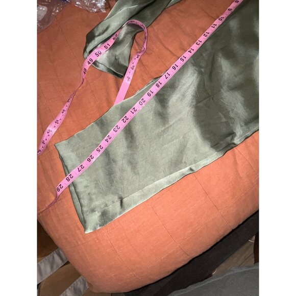 Ramy Brook Olive Green Sleeveless Jumpsuit With Pleated Details & Elastic Waist - Picture 10 of 12